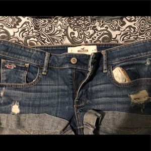 Hollister denim shorts
